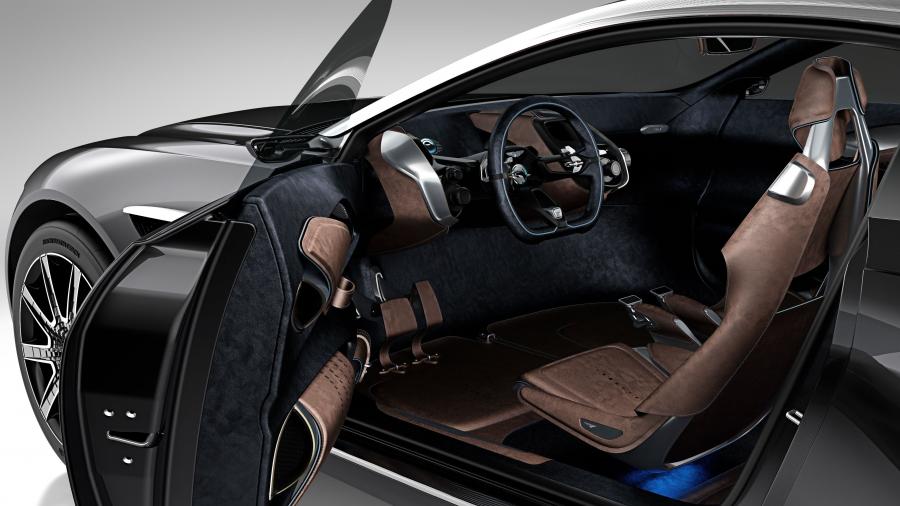 Интерьер Aston Martin DBX Concept 2015 года  (фото 8 из 11)